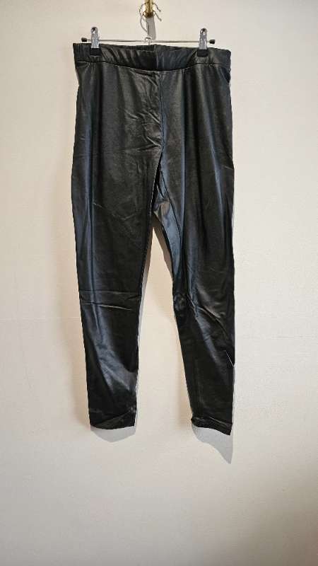 pleður leggings/ orublu