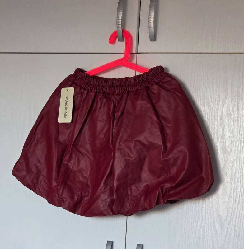 4)skirt,new,red