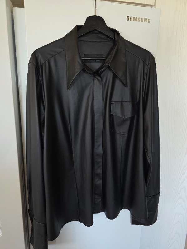 Shirt faux leather