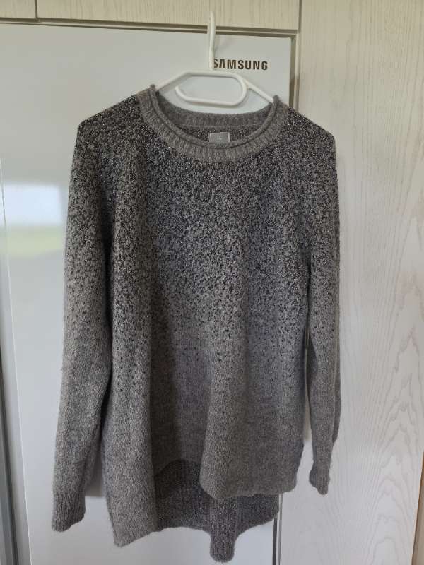 Grey sparkly sweater