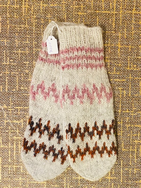 Prjónaðir vettlingar