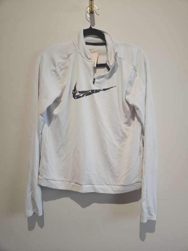 Nike rennd peysq hvít