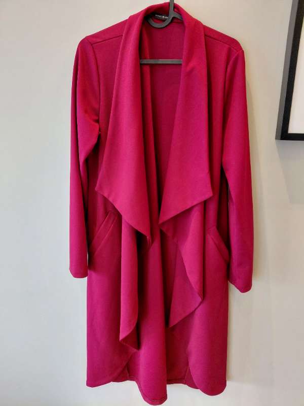 Coat / sweater long Burgundy