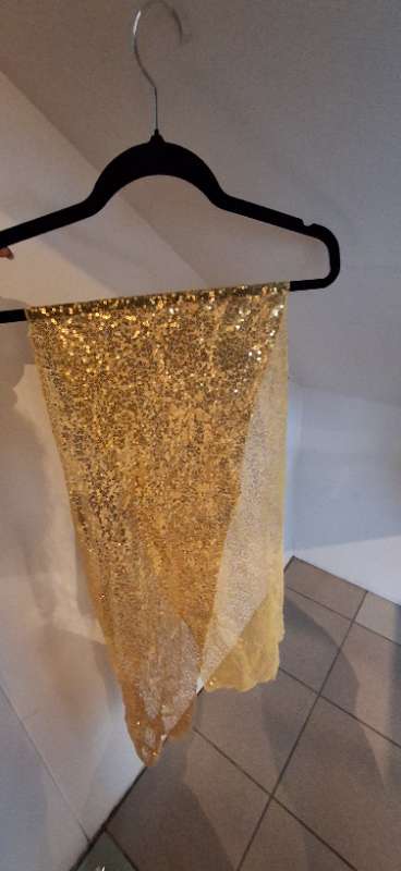 Gold sparkly Scarf