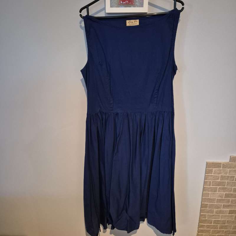 Blár kjóll - Kjólar&Konfekt