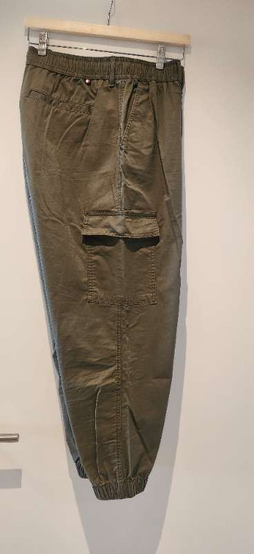 Tommy Hilfiger - cargo buxur mosagrænar