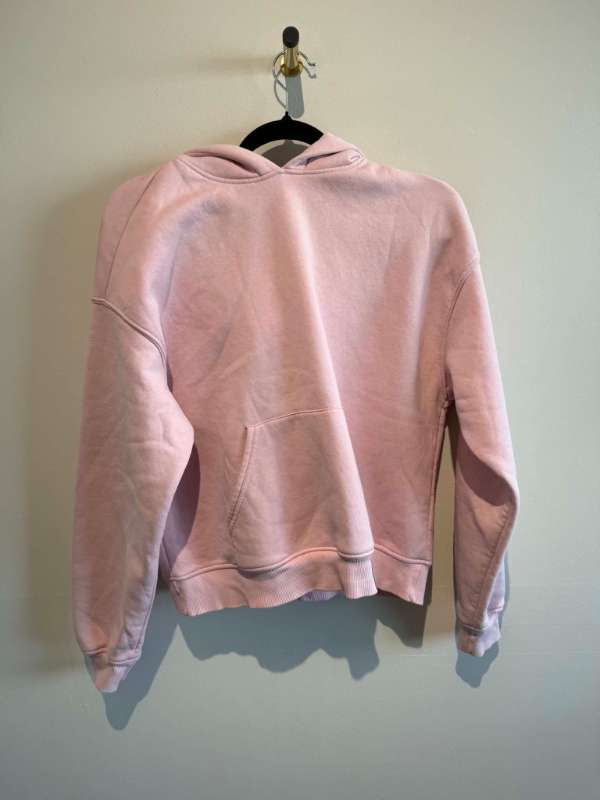 Gina Tricot bleik hettupeysa