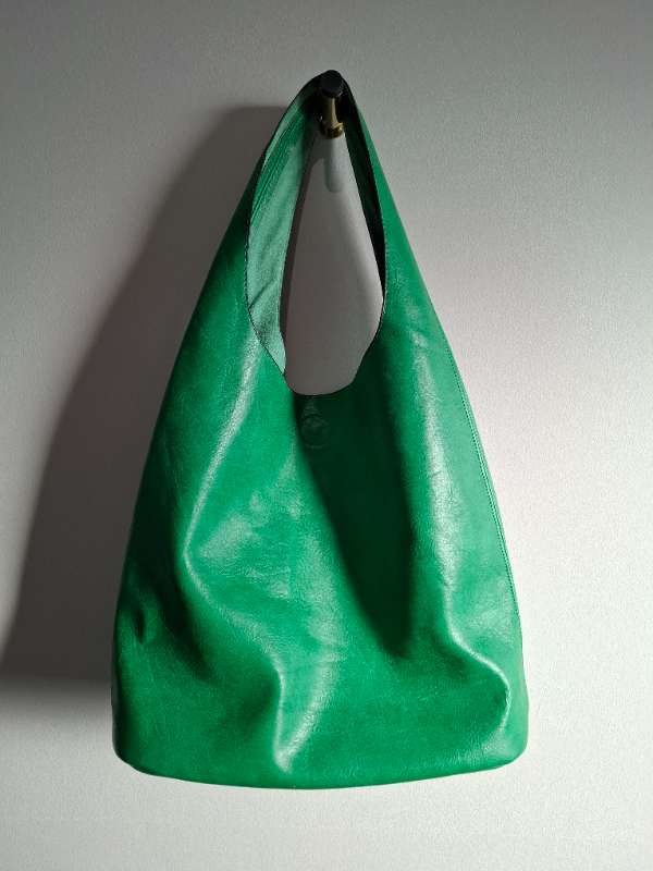 Green handbag