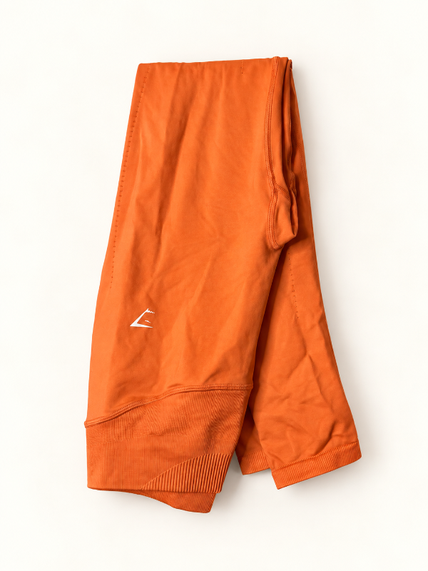 Orange gymshark leggings