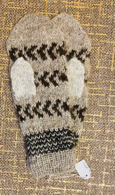 Prjónaðir vettlingar