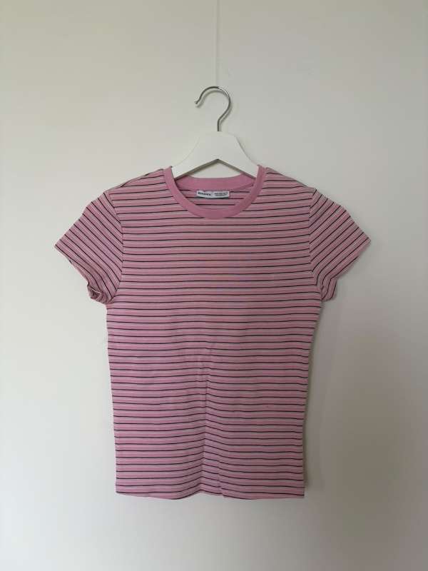 Bershka pink T-shirt