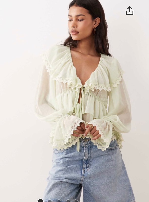 Asos skyrta græn
