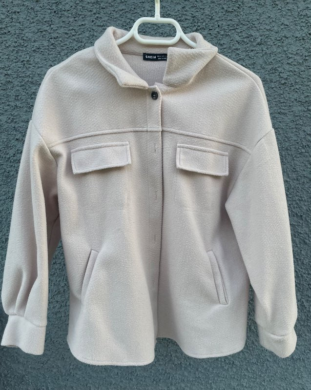 Shein jakki ljós bleikur