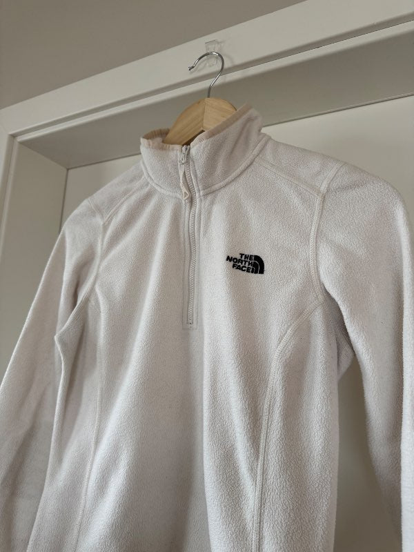 NorthFace hálfrennd peysa hvít