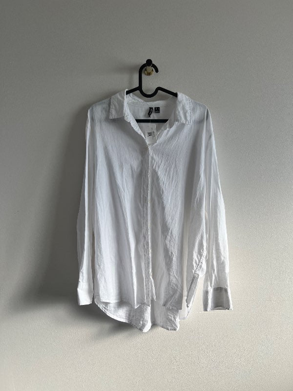 Vero moda hvít hör skyrta