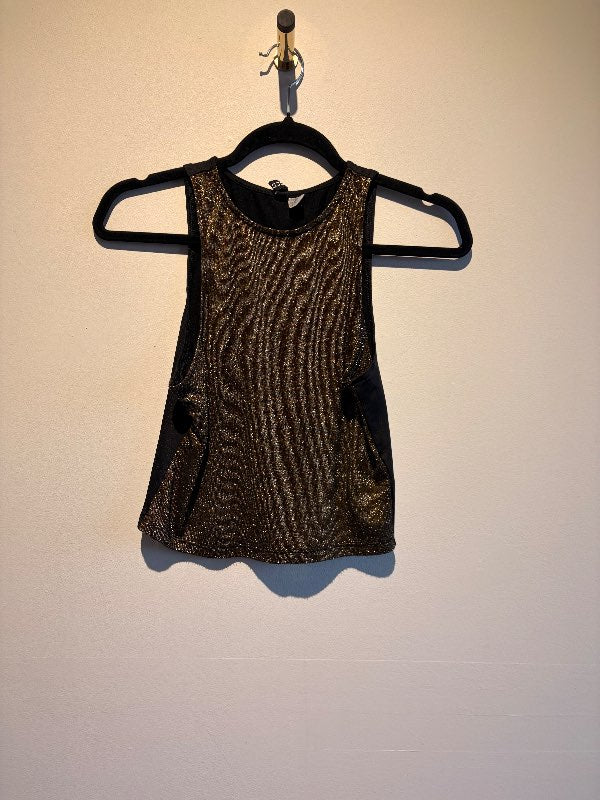 Divided crop top gull glimmer