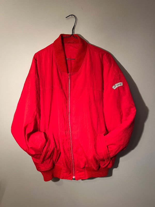 vintage Adidas jakki rauður