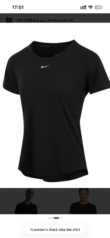 nike bolur svartur