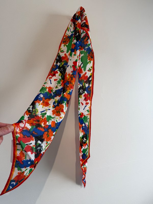 Thin long scarf