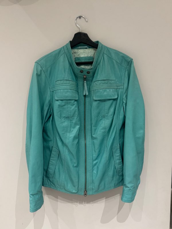 Mamma mia vintage leður jakki