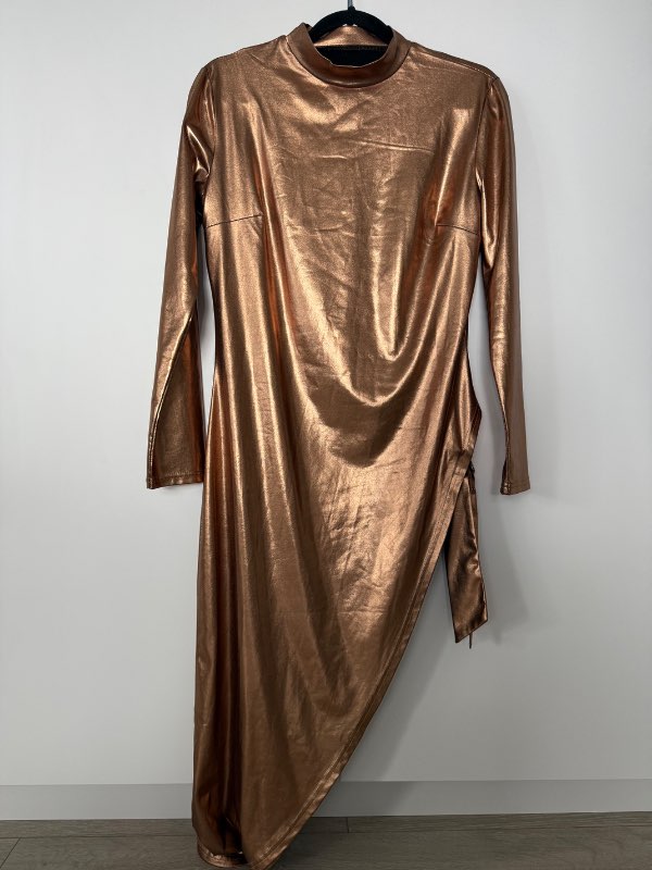 Gold dress
