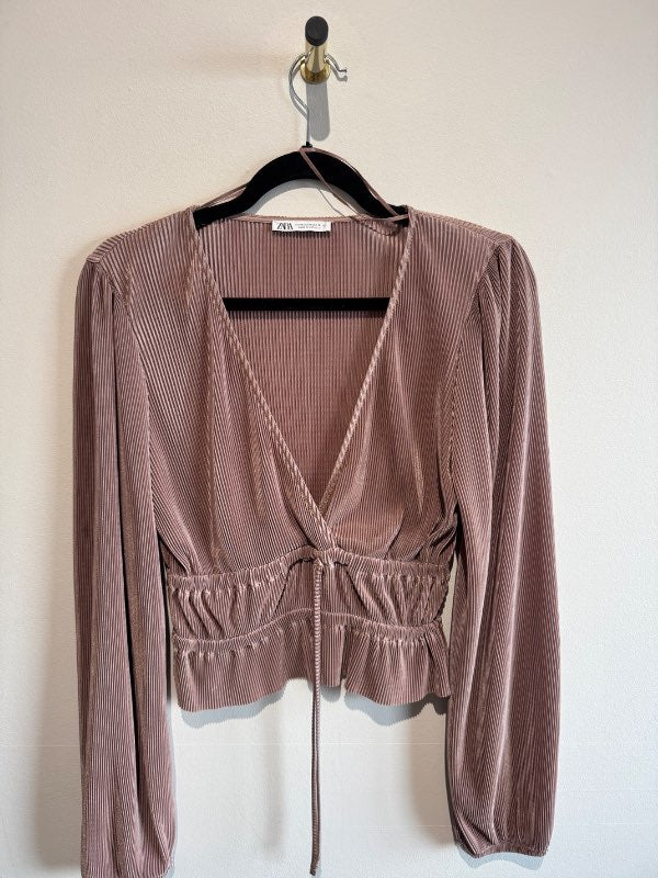 Zara pink blouse