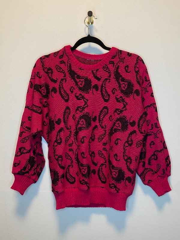 ~Vintage Paisley Sweater