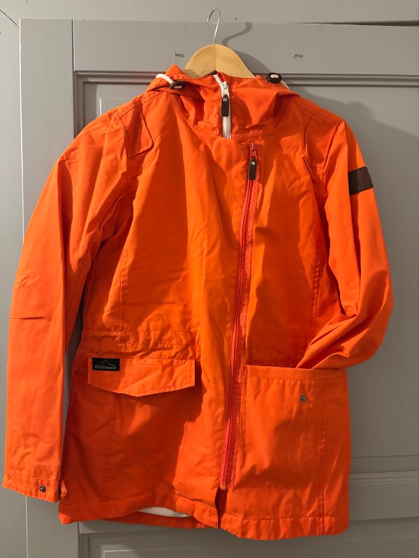 Orange jacket North Rock