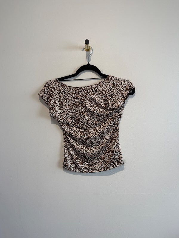 Stradivarius Backless leopard bolur