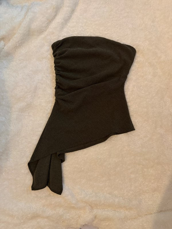 Zara off shoulder grænn