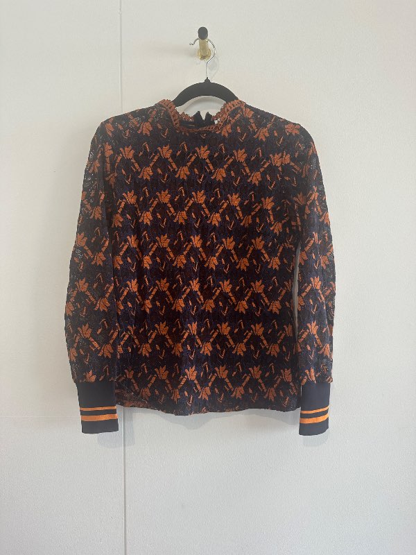 Inwear blár og rústrauður bolur