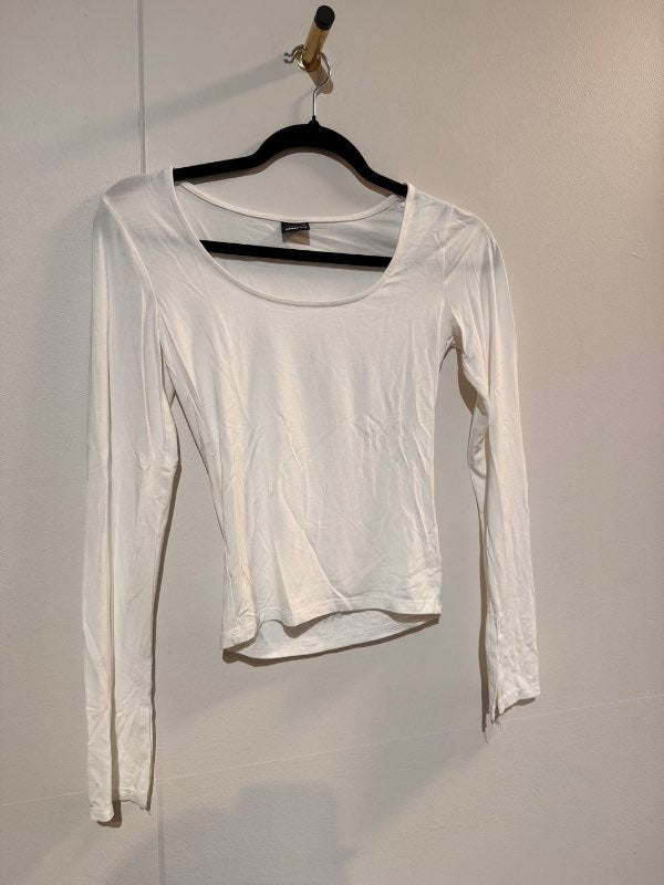 gina tricot hvítur langerma