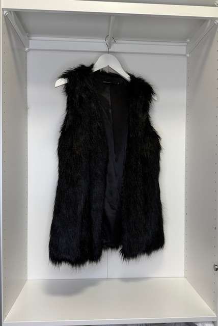 Freequent loð vesti svart