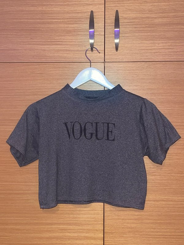 gray shirt vogue