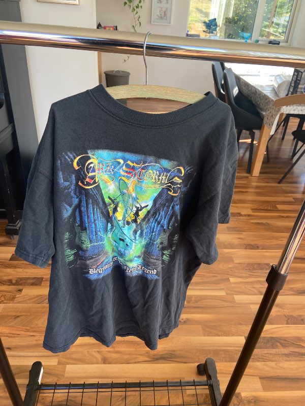 Band-tshirt-svartur