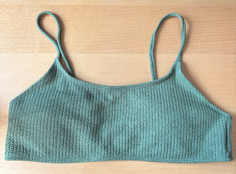 Grænn bikiní toppur