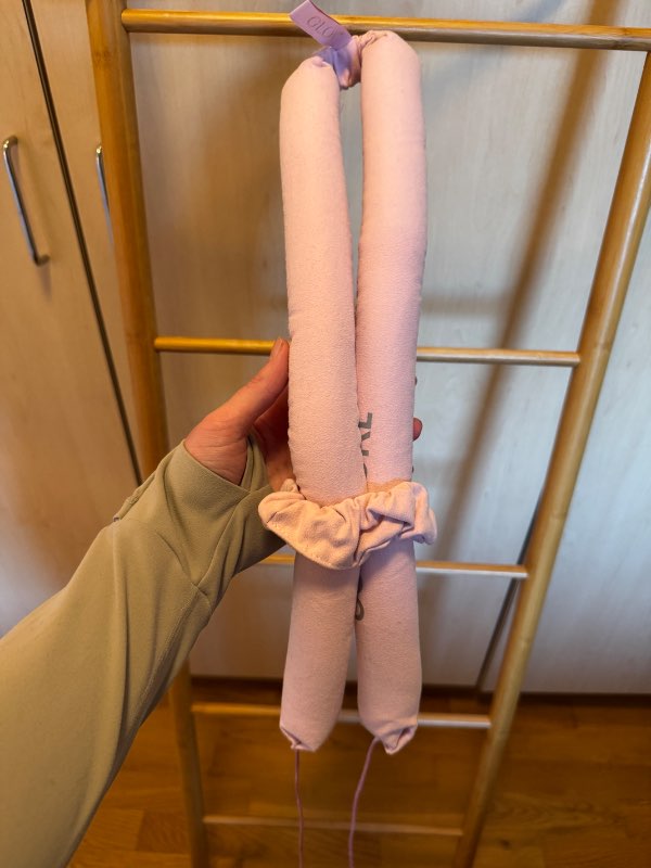 Heatless curling headband