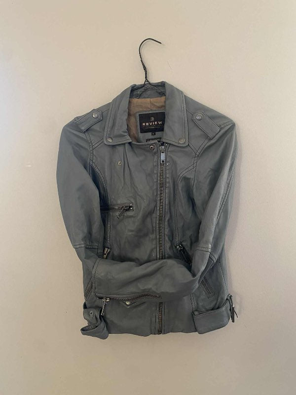 vintage Review leðurjakki