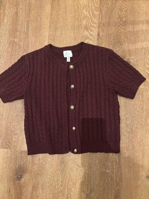 Burgundy sweater