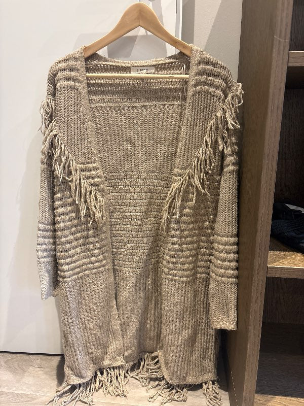 Brown cardigan