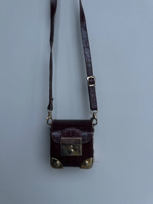 Brún vintage taska