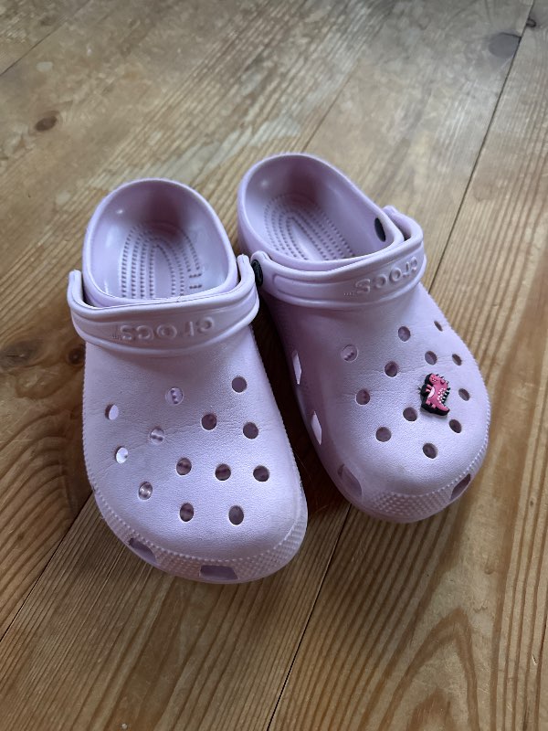 Pink Crocs
