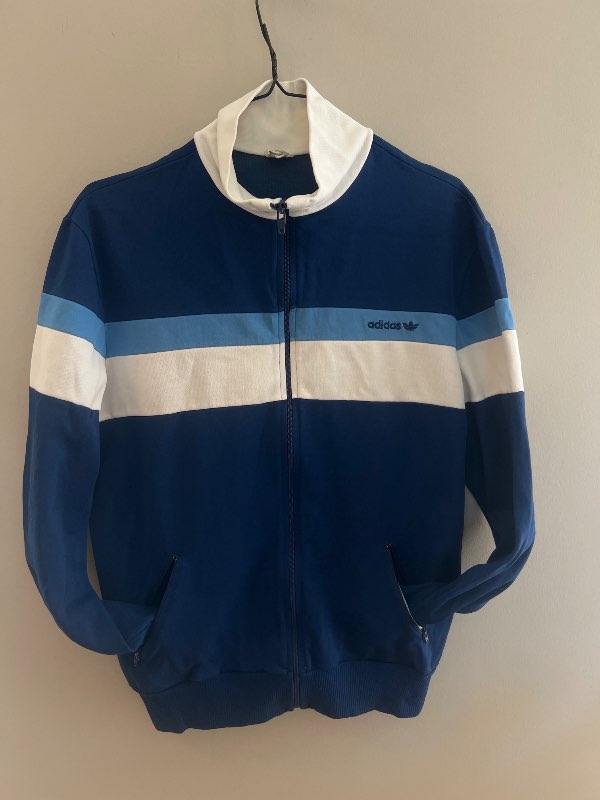 Vintage Adidas treyja blá
