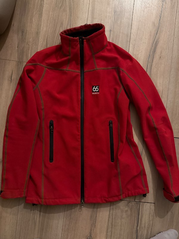 66 North red jacket