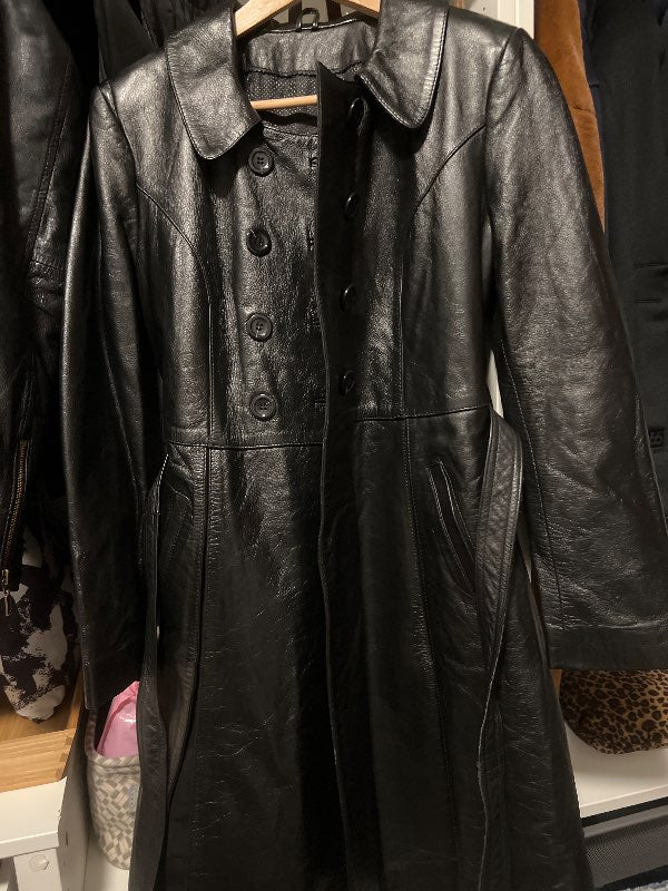 vetra leður kápa nýtt