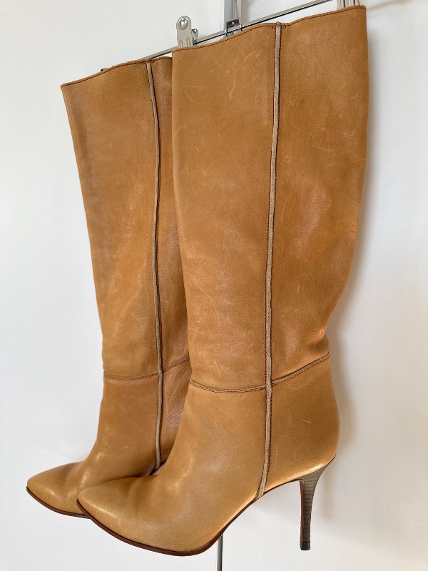 Leðurstígvél Boss ný