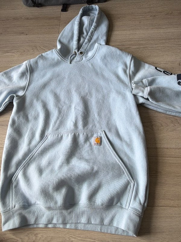 Blá hettupeysa Carhartt