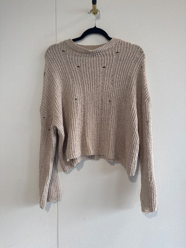 Pull&bear ljós peysa