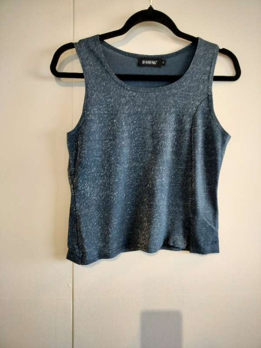 Toppur blâr, silfur