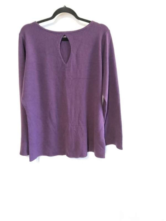 Peysa, mjúk, fjólublá